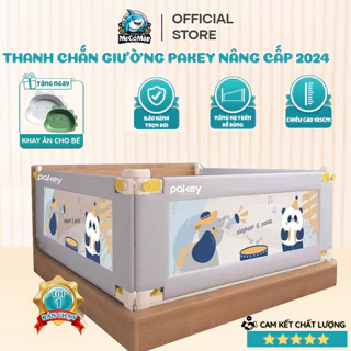 Thanh Chắn Giường Khủng Long 2024 Nâng Cấp, Chắn Giường Pakey Nâng Hạ 1 Bên Cao Tối Đa 105cm