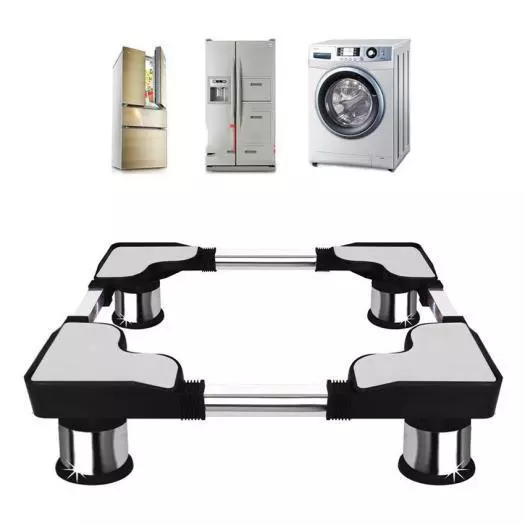 Kệ Máy Giặt Tủ Lạnh Inox, Chân Kê Máy Giặt Tủ Lạnh Đa Năng Giảm Rung Giảm Chấn, Tùy Chỉnh Kích Cỡ