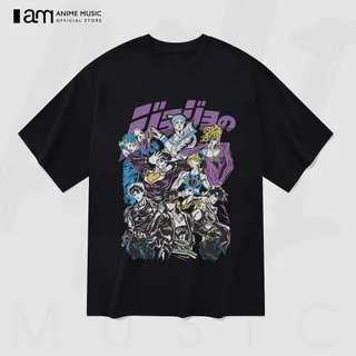 Áo thun Unisex JoJo's Bizarre Adventure Color Digital Art Oversized 100% Cotton ngắn tay