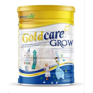 Sữa bột Wincofood Goldcare Grow lon 850g - Tăng trưởng chiều cao (Dành cho bé từ 1 tuổi)​​