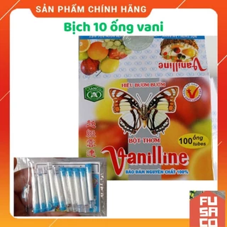 Combo 10 ống Vani /Bột thơm Vani làm bánh, chè...