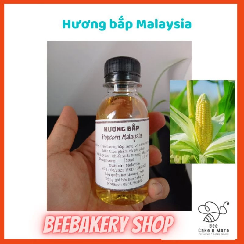 Hương bắp tổng hợp MALAYSIA (Popcorn) - Phụ gia thực phẩm