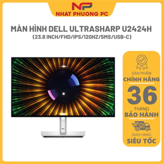 MÀN HÌNH DELL ULTRASHARP U2424H (23.8 INCH/FHD/IPS/120HZ/5MS/USB-C)