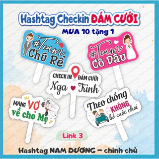 [HOẢ TỐC 2H] Hashtag Đám Cưới MS 101-150