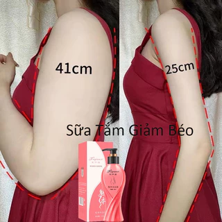 sữa tắm giảm béo sữa tắm trắng da toàn thân giảm mỡ bụng 330ml giảm mỡ đùi người lười giảm cân không cần tập thể dục