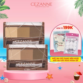 Bột kẻ mày và tạo khối mũi Cezanne Nose & Eyebrow Powder 3g