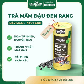 [Túi lọc] Trà Mầm đậu đen Hạnh Tâm 140G, sấy lạnh, thanh nhiệt, mát gan