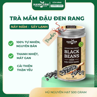 Trà Mầm đậu đen rang Hạnh Tâm 500Gr, sấy lạnh, thanh nhiệt, mát gan