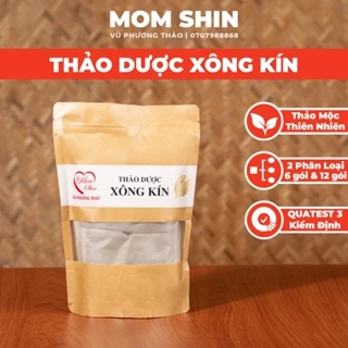 Xông Vùng Kín Sau Sinh MOM SHIN | Dạng Túi Lọc Tiện Lợi | Xông Vùng Kín Thảo Dược Cho Mẹ Sau Sinh Se Khít Chống Viêm