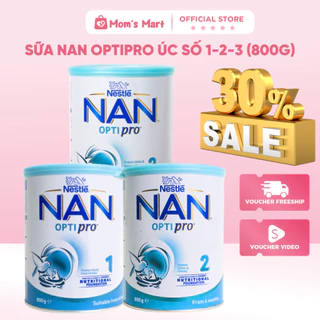 [Có Tem Phụ] Sữa NAN Optipro Nội Địa Úc Số 1, 2, 3 Lon 800gr - Mom's Mart