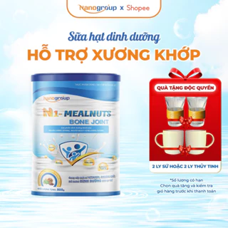 Sữa hạt hỗ trợ xương khớp Nanogroup bổ sung canxi, ngừa loãng xương 800gr/lon