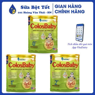 Sữa ColosBaby Gold Miễn dịch khỏe - Bé tăng cân Hộp 800g (Tích điểm trên app)