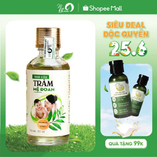 Tinh dầu tràm Mệ Đoan nguyên chất giữ ấm phòng cảm lạnh xua đuổi côn trùng 100ml