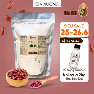 Bột Đậu Đỏ nguyên chất handmade Nhà Quê giúp da sáng bóng căng hồng 100Gr (Giá sỉ)