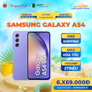 Điện thoại Samsung Galaxy A54 5G - Hàng Chính Hãng, Nguyên seal, Bảo Hành 12 Tháng