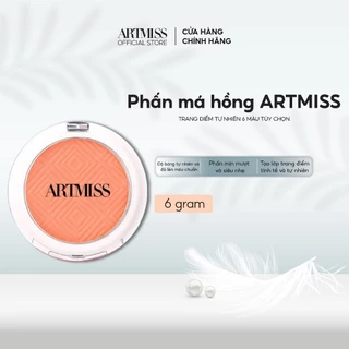 Phấn má hồng ARTMISS trang điểm tự nhiên 6 màu tùy chọn 6g