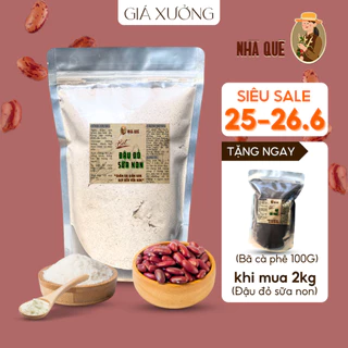 Bột Đậu Đỏ Sữa Non nguyên chất handmade Nhà Quê giúp da sáng bóng căng hồng se khít lỗ chân lông 100Gr (Giá sỉ)