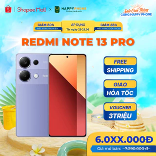 Điện thoại Xiaomi Redmi Note 13 Pro - Hàng Chính Hãng, mới 100%, Bảo hành 18 tháng