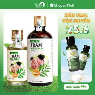 Tinh dầu tràm cho bé, nguyên chất, giữ ấm. Tinh dầu tràm gió Mệ Đoan cho bé sơ sinh 50ml