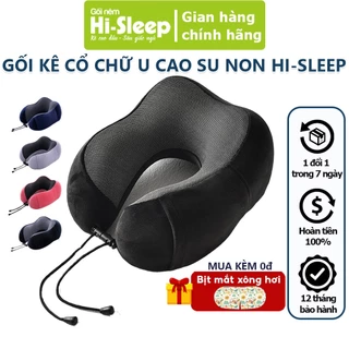 Gối Kê Cổ Chữ U HI-SLEEP Cao Su Non - Dành Cho Người Đi Du Lịch, Tàu Xe, Ngồi Văn Phòng