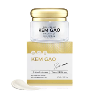 KEM GẠO MẬT ONG - Vitamin C - Hổ Trợ Giảm Thâm - Hổ Trợ Sáng Hồng Da