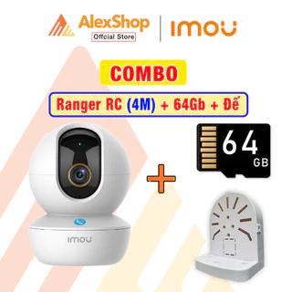 [COMBO] Camera Imou Ranger RC (4M) + Thẻ Nhớ 64Gb + Tặng Chân Đế