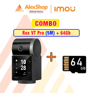 [COMBO] Camera Imou Rex VT Pro 5M + Thẻ Nhớ 64Gb, Pin thích Hợp- Camera Trong Nhà