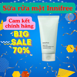 Sữa Rửa Mặt Trà Xanh Innisfree Green Tea Foam Cleanser 150ml Hàn Quốc Giúp Làm Sạch, Kiểm Soát Nhờn - CACA STORE