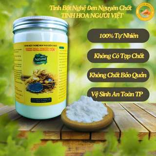 Tinh Bột Nghệ Đen Nguyên Chất Hỗ Trợ Tiêu Hóa Tốt, Làm Đẹp Da - 500Gram