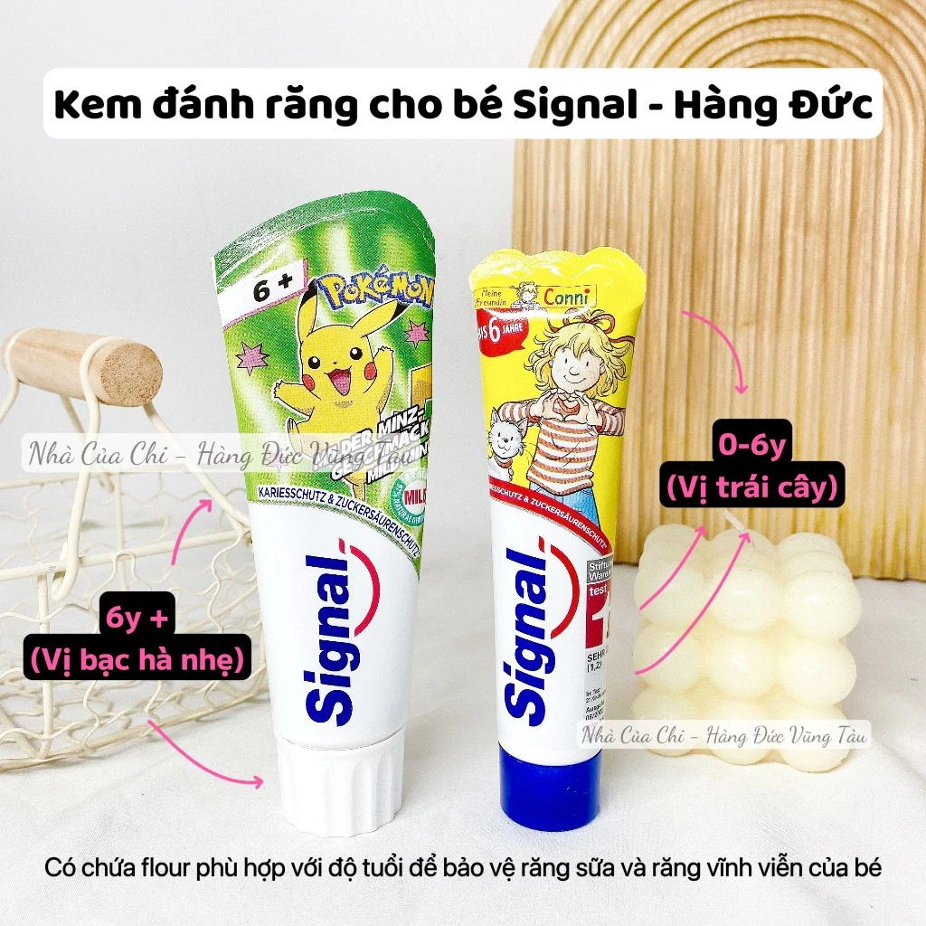 Kem đánh răng Signal cho bé - hàng Đức - Nhà Của Chi