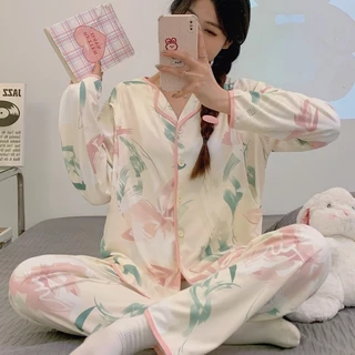 (Có size từ 70-100kg)Bộ đồ Pijama bầu và sau sinh bigsize chất thun gân cực đẹp