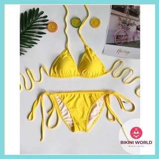 Bikini đồ bơi 2 mảnh tam giác basic cột dây sang chảnh.BKN012