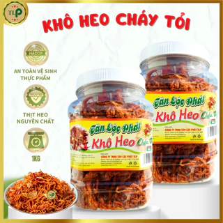 KHÔ HEO CHÁY TỎI TÂN LỘC PHÁT 1KG - COMBO 2 HŨ 500G