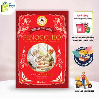 Sách : Những cuộc phiêu lưu của PINOCCHINO_The adventures of PINOCCHINO song ngữ Việt - Anh (kèm audio + note từ mới)