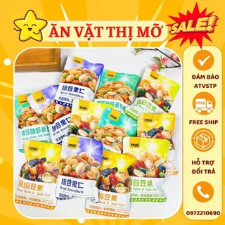 Gói Hạt Mix Dinh Dưỡng GANYUAN 30G, Hạt Dinh Dưỡng Mix Trái Cây, Hạt Ngũ Cốc Sấy Khô Tẩm Vị Nội Địa