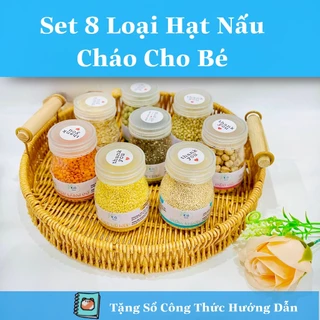 Set 8 Loại Đậu Hạt Quý Nhập Khẩu Chứa Nhiều Chất Dinh Dưỡng Và Bổ Não Cho Bé Ăn Dặm