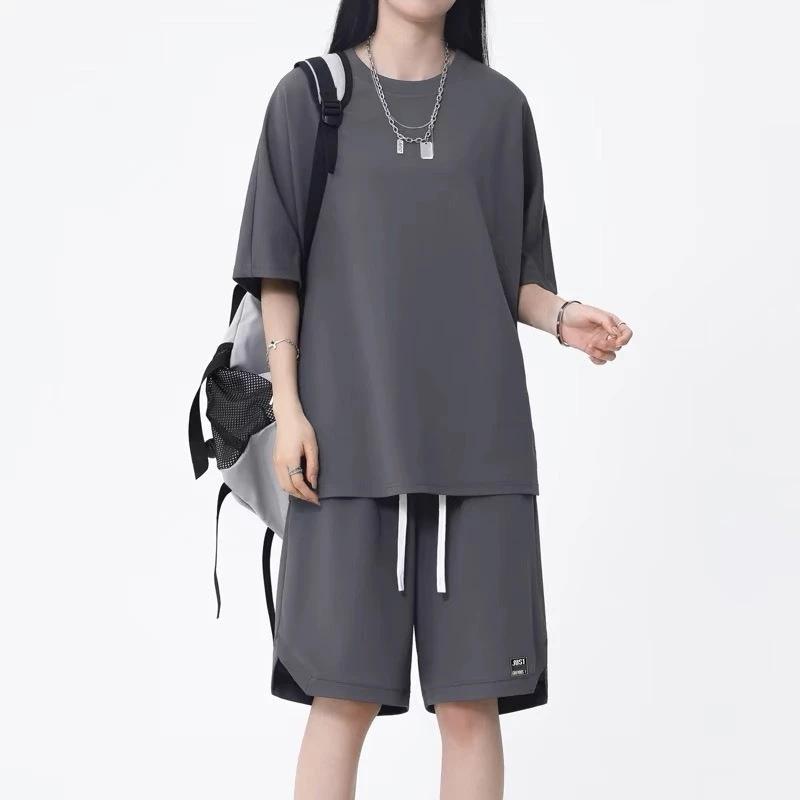 SET Đồ Bộ Nam Nữ APT Unisex From Rộng Thoáng Mát,Vải Cotton Tổ Ong Mặc Đi Chơi Du Lịch