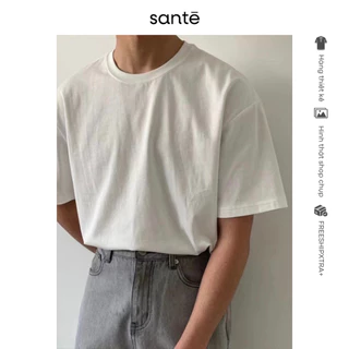 Áo thun trơn áo phông trơn nam basic cổ tròn vải cotton 2 chiều thoáng mát - BASIC TEE by SANTÉ STUDIO