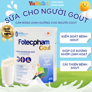 Sữa Fotecpham GOUT Chuyên Biệt Hỗ Trợ Cho Người Bị Gout Chính Hãng 400g