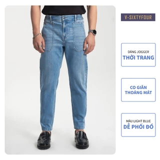 Quần Jeans Nam Dáng Jogger Lưng Thun. Elastic Waist Jogger Jeans for Men V-SIXTYFOUR V64- 222MD4088F1930