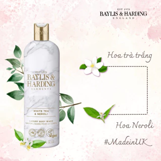 Sữa tắm cao cấp hương trà trắng và Neroli Baylis & Harding White Tea & Neroli 500ml