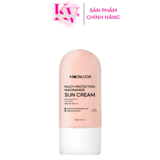 Kem Chống Nắng Moonlook Hàn Quốc Nâng Tone Glutathione Uv Sin Cream Phục Hồi Da Trẻ Hoá Cấp Ẩm