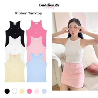 Áo thun ba lỗ thêu full nơ xinh xắn - Buddies.25