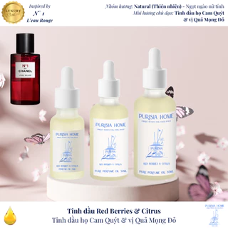 (15ml/30ml/50ml) Red Berries & Citrus - Tinh dầu nước hoa không gian nguyên chất 100% - Tinh dầu Cam Quýt & vị Quả Mọng