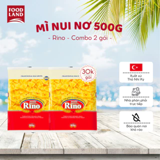 Mỳ Nui Nơ Farfalle Rino 500G - Mì nui sốt kem,chiên - nhập khẩu Thổ Nhĩ Kỳ - Foodland