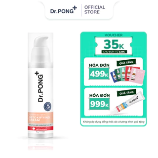 Kem dưỡng phục hồi và cấp ẩm chuyên sâu Dr.PONG Advanced Skin Detoxifying 30g