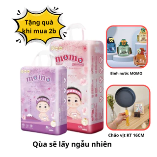 ( MUA 2B TẶNG 1 BÌNH NƯỚC ) Bỉm tã dán/quần MOMO DIAMOND ORGANIC/ MOMO  NATURE S64/ M60/L54/XL50/XXL48/XXXL46.