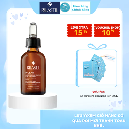 Tinh chất trắng sáng điều màu  nám Rilastil D-Clar 30ml