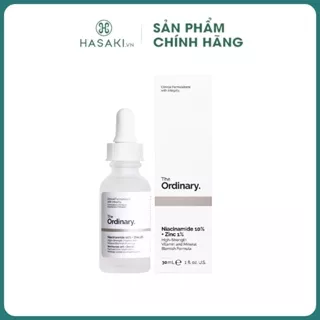 Serum The Ordinary Niacinamide 10% + Zinc 1% 30ml Làm Sáng Da Thu Nhỏ Lỗ Chân Lông 30ml