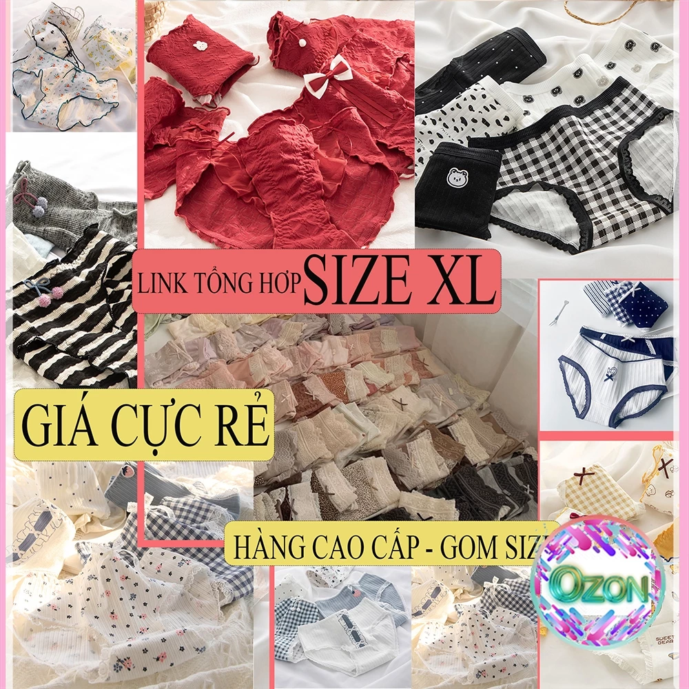 [CAO CẤP - GOM LẺ SIZE XL - GIÁ NHÀ MÁY] Quần Lót Nữ ❤️ quần lót đẹp, đồ lót nữ mềm mịn thoáng